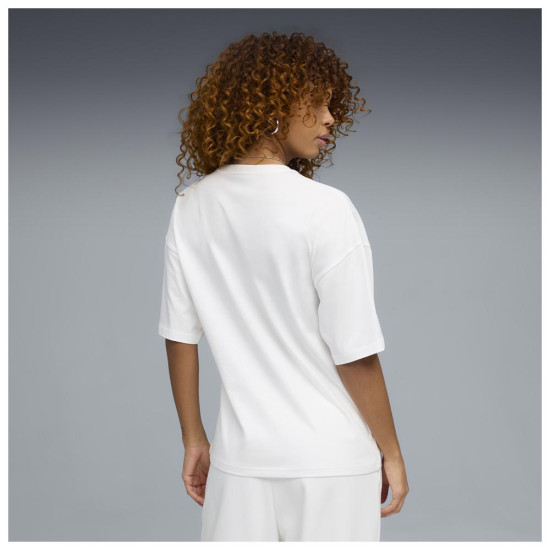 Puma Γυναικεία κοντομάνικη μπλούζα Essentials Graphics Bedazzled Oversized Tee